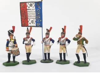 Five St Petersburg Niena Napoleonic Figures