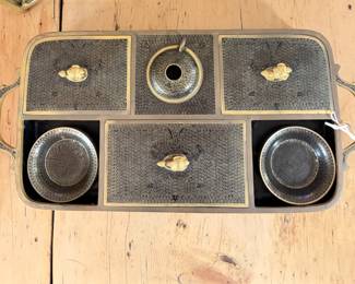 Opium smoking set