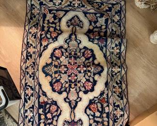Kashmiri hand knotted rug