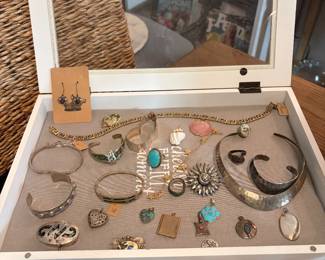 Turquoise and silver