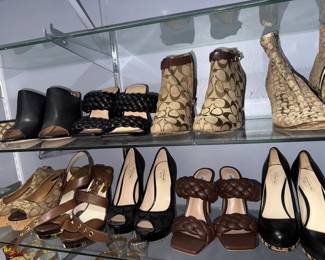 Coach, Aldo, Steve Madden, etc shoes 