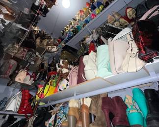 Shoes and matching purses
