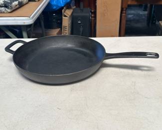 Lot 213: Food Network 12-Inch Cast Iron Skillet with Helper Handle