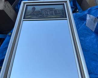 Lot 3006: Stanford University Eglomise Reverse-Painted Wall Mirror