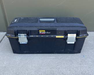Lot 2600: Stanley FatMax 28 in. Structural Foam Tool Box w/ Tray