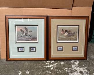 Lot 10201: 1987 & 1990 Arizona Duck Stamp Prints, Smith & Blaylock