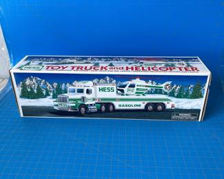 Lot 2015: 1995 Hess Toy Truck and Helicopter in Original Box