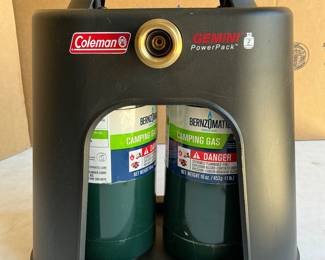 Lot 4022: Coleman Gemini PowerPack Propane Carrier 9708