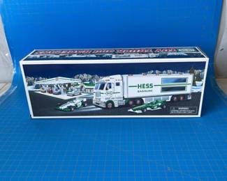 Lot 2016: Hess 2003 Toy Truck and Racecars - New in Box