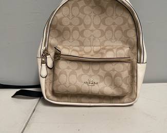 Lot 10005: Coach Medium Charlie Backpack in Signature Canvas