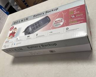 Lot 9035: Belkin F6H375-USB 375VA Battery Backup UPS in Box