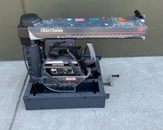Lot 4005: Craftsman 10" Radial Arm Saw Model 113.196321