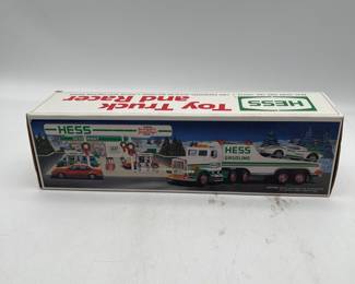 Lot 2762: Hess 1991 Toy Truck and Racer - New in Box
