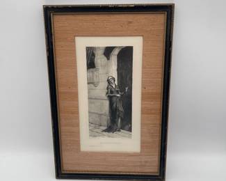 Lot 2705: Goupil Photogravure "Marguerite Betrayed" After Bertrand