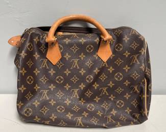 Lot 10009: Louis Vuitton Speedy-Style Monogram Canvas Handbag