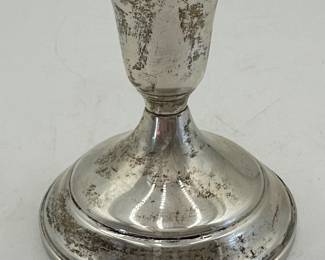 Lot 471: Towle Sterling Silver Weighted Candlestick #50