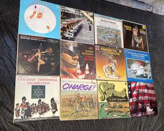 Lot 9003: 29 Military Band & Classical Vinyl LPs: Fennell, Xenakis