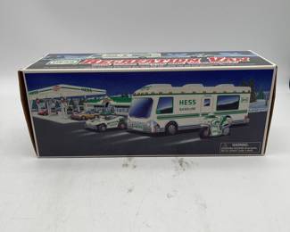 Lot 2785: Hess 1998 Recreation Van with Dune Buggy & Motorcycle