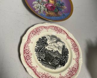 Lot 10139: Grindley "After Constable" & Gloria Vanderbilt Plates, 2