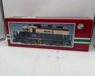 Lot 2793: LGB 2055 G Scale White Pass & Yukon Diesel Locomotive #110