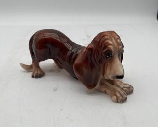 Lot 2736: Ucagco Japan Ceramic Dachshund Figurine, Play Bow
