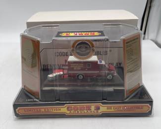 Lot 2775: Code 3 Phoenix Fire Dept Ford E-350 Ambulance 12064 1:64
