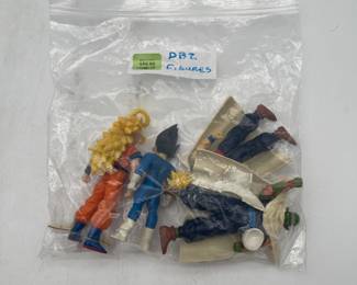 Lot 2670: Irwin Dragon Ball Z 5" Action Figure Lot of 4 with Armor