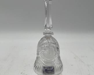 Lot 2692: Leonard Italian 24% Lead Crystal Hand-Cut Dinner Bell