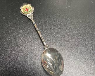 Lot 00269: Stuart EPAI Adelaide Enamel Silverplate Souvenir Spoon
