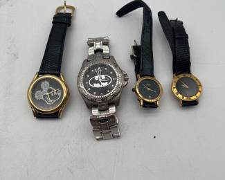 Lot 2715: Lot of 4 Watches incl. Gucci, Batman, Mickey Mouse