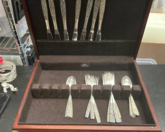 Lot 00257: 33 Pieces of Sterling Flatware, Towle Contessina & S. Kirk