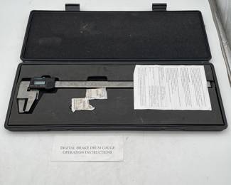 Lot 2855: KD Tools 3777 Digital Brake Drum Gauge Caliper w/ Case
