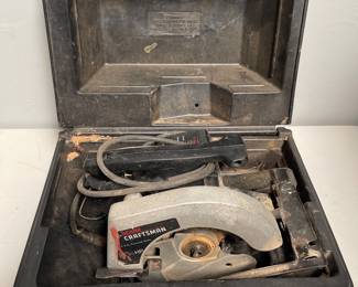 Lot 10180: Sears Craftsman 2-1/4 HP Circular Saw