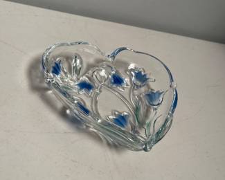 Lot 10141: Mikasa Bluebells Heart Dish, Germany