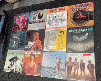 Lot 9006: 35 Vintage LP Lot: Sidney Bechet, Doors, Love, Firesign