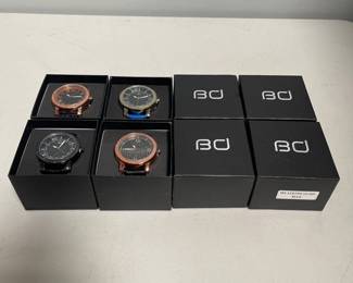 Lot 10029: Four Men's Quartz Fashion Watches, New in Box