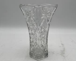 Lot 2640: Anchor Hocking EAPC Star of David Flared Glass Vase