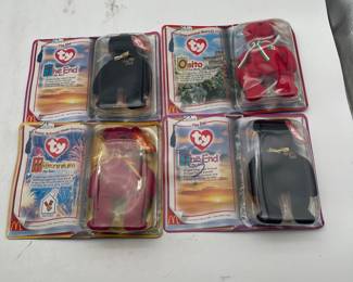 Lot 2659: McDonald's Ty Teenie Beanie Babies 2000 Sealed Lot of 4