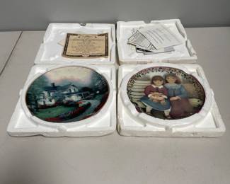 Lot 10044: Knowles & Bradford Exchange Collector Plates with COAs