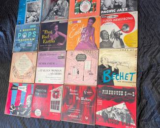 Lot 9001: Lot of 28 1950s Jazz & Classical LPs - Mulligan, Bechet