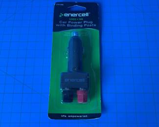 Lot 2009: Enercell 270-0036 12VDC 10A Car Power Plug Binding Posts