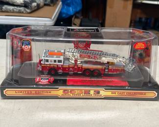 Lot 219: Code 3 FDNY Aerialscope Tower Ladder 79 1/64 Diecast