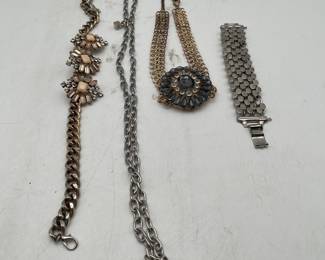 Lot 2718: Costume Jewelry Lot, Calvin Klein cK Chain Necklace