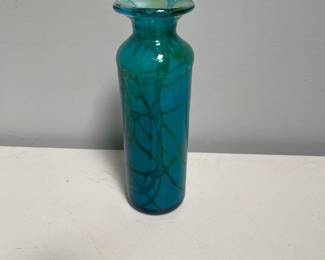 Lot 10083: Studio Art Glass Vase, Mdina 'Ming'-Style