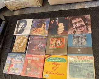 Lot 9005: 24 Vinyl LP Lot: Broadway, Christmas, Classical, Folk
