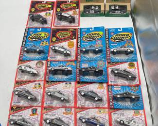 Lot 2766: 20 Road Champs & RCMP Country Diecast Police Cars, Unopened