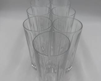 Lot 0309: Teign Valley Glass Mottled Cobalt Pedestal Bowl