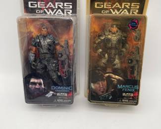 Lot 2685: NECA Gears of War Marcus Fenix & Dominic Santiago Figures