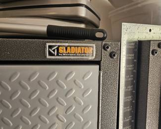 The cabinets are all made by gladiator