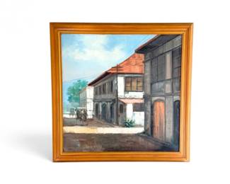 16 OriginalOilPaintingofHistoricStreetSceneArtistSigned